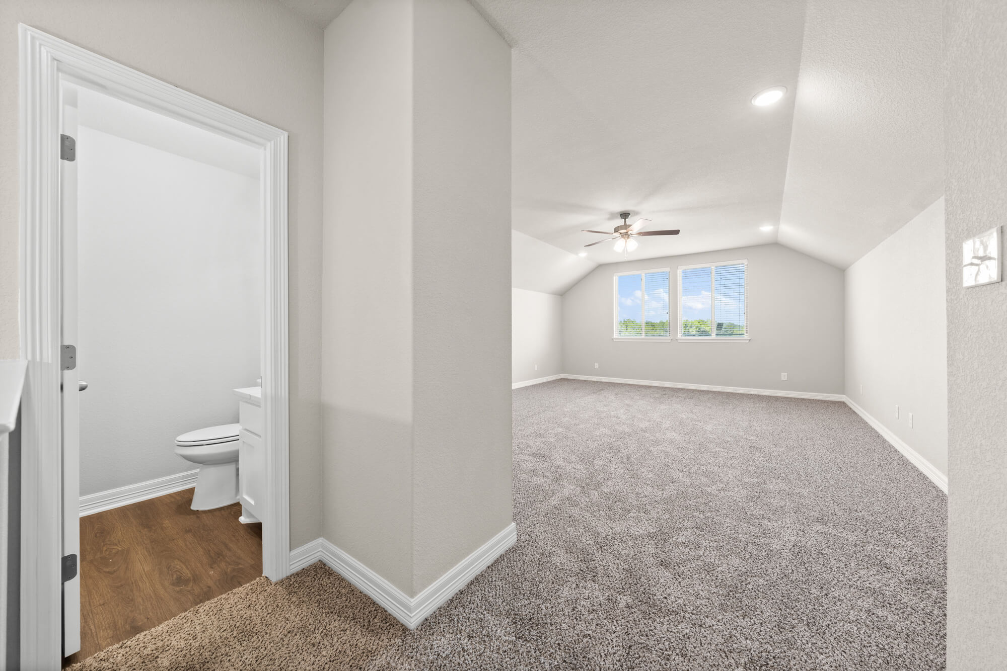 The Connally II Floor Plan Bonus Room Upstairs