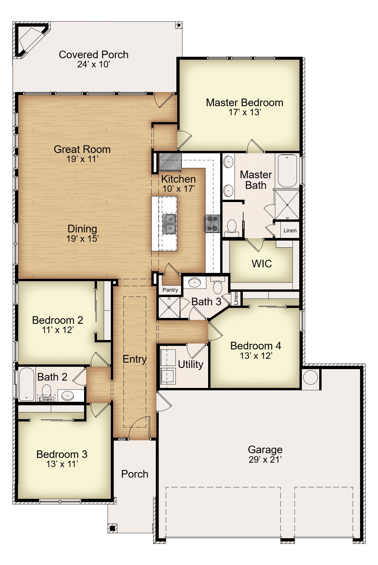 Floor plan for 10270 Kimberlite Drive
