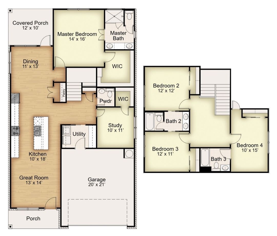 Floor plan for 717 Sky Bound Cove