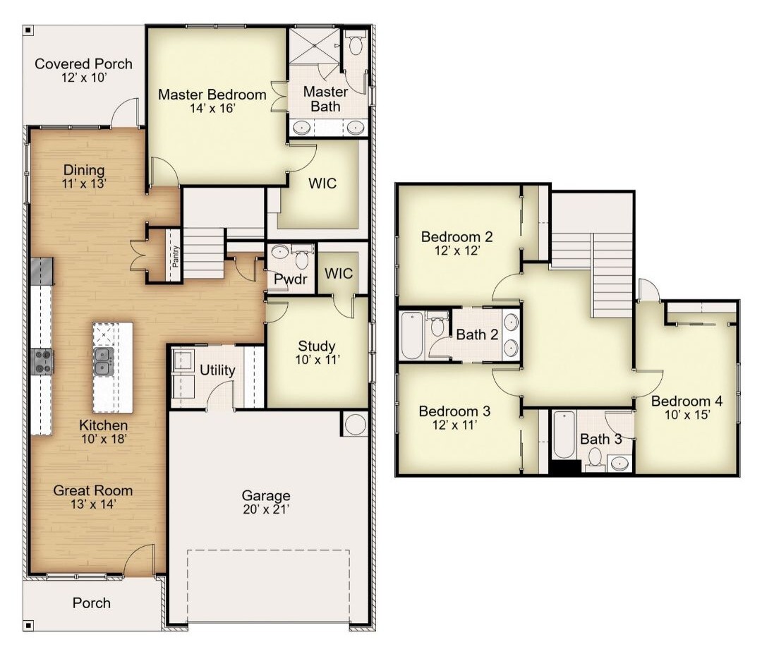 Floor plan for 807 Sky Bound Cove