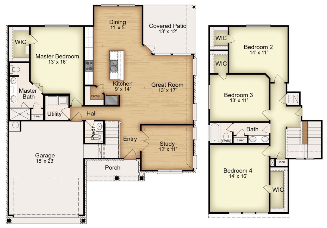 Floor plan for 10235 Kimberlite Drive Temple, TX