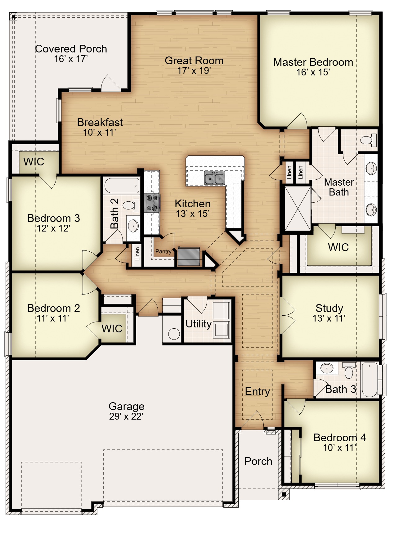 Floor plan for 10253 Kimberlite Drive *2026 PARADE HOME*